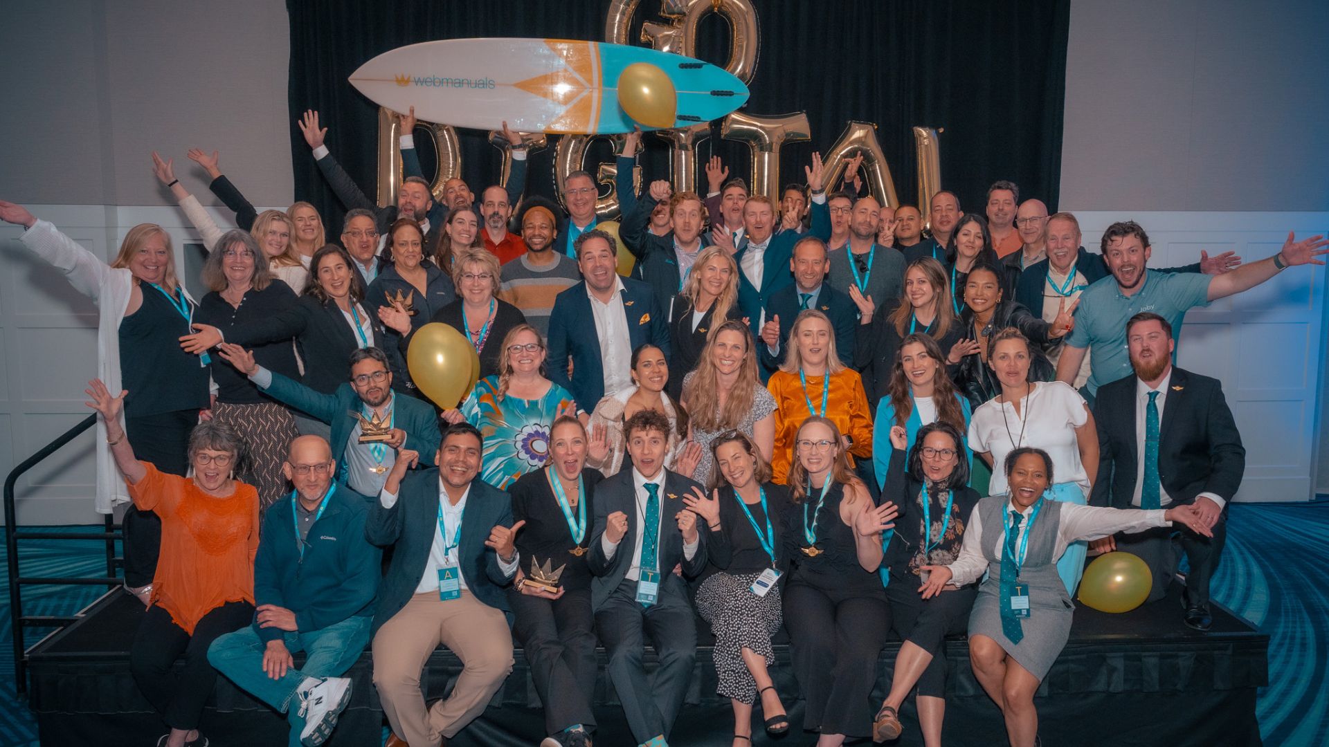 A group photo taken during our event GO DIGITAL US 2024