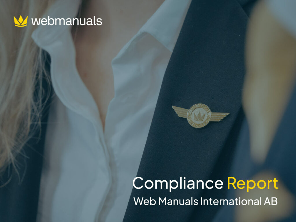 Web Manuals Annual Compliance Report